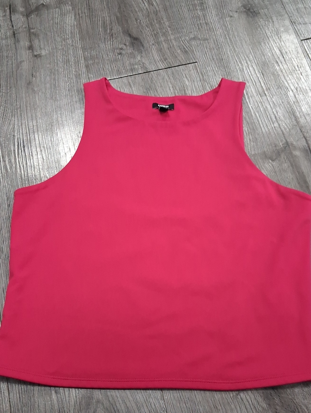 Express Hot Pink Sleeveless Tank Top